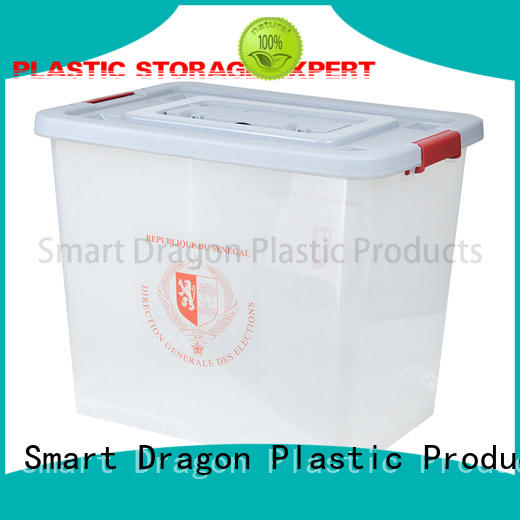SMART DRAGON top polypropylene transparent voting box directional for election