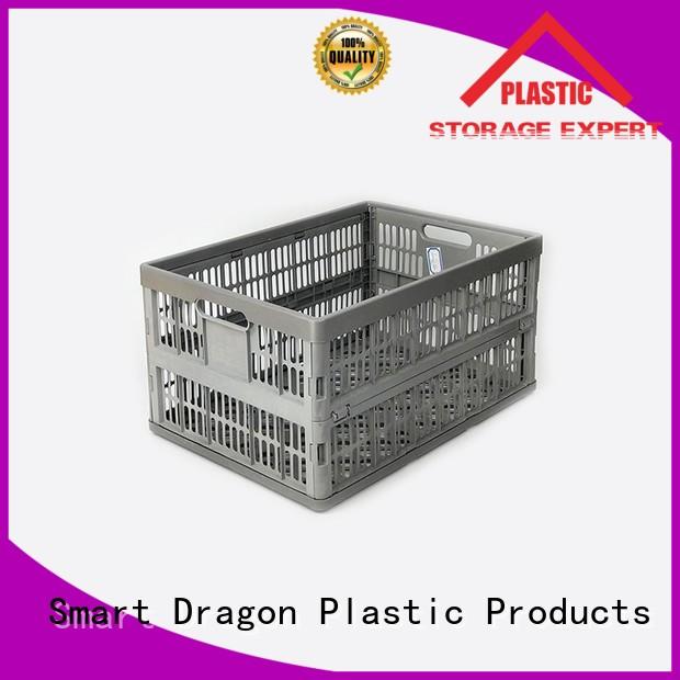 Large Size Collapsible Plastic Crates For Storage